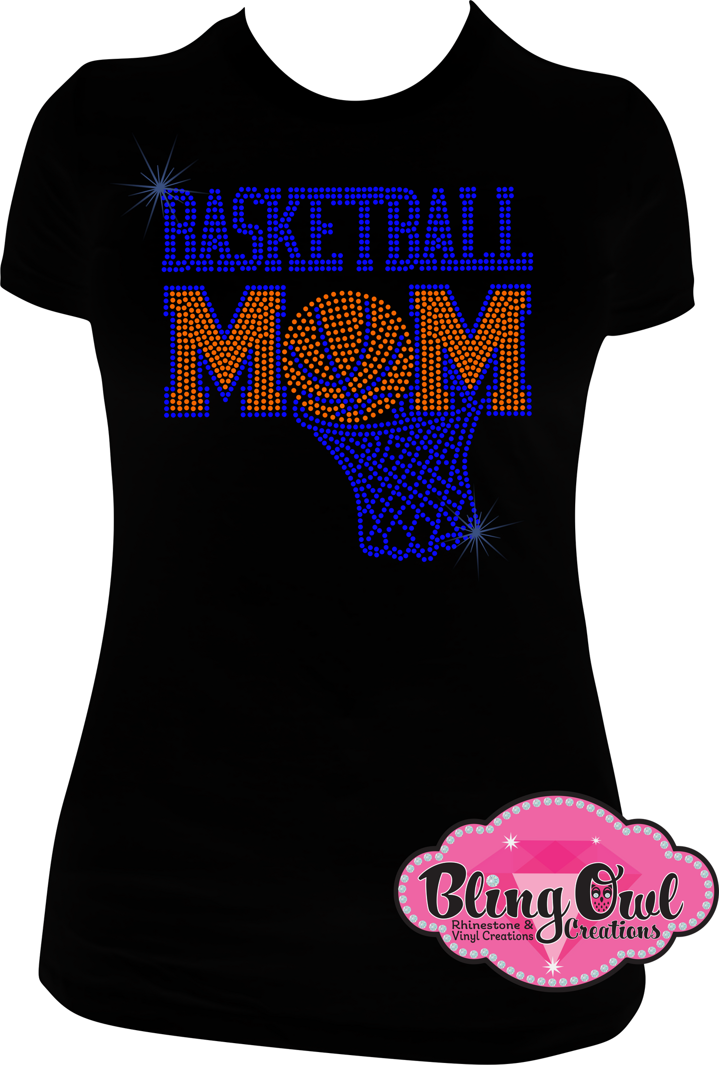 basketball_mom spirit_wear rhinestones sparkle bling transfer