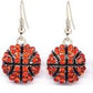 basketball_bling dangle earrings accessories