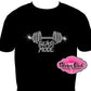 beast_mode_ladies_shirt custom rhinestone designed t-shirt for women fitness_enthusiast gym diva tees wellness lifestyle sparkle bling shirts for women
