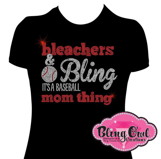 bleachers_bling_baseball_mom rhinestones sparkle bling transfer