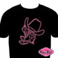 boots_hat design country western rhinestones sparkle bling transfer
