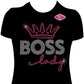 boss_lady with_crown fabulous shirts glam wear rhinestones sparkle bling