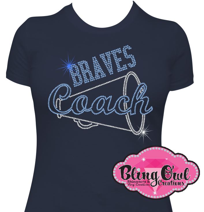 cheer_coach spirit_wear school_color school_mascot personalized custom rhinestones sparkle team_bling show off the pride_support for your squad