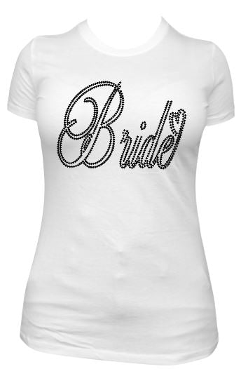 bride wedding rhinestones sparkle bling transfer