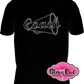 cheer_coach with megaphone rhinestones sparkle bling transfer