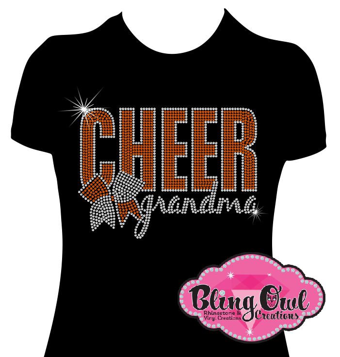 cheer_grandma spirit_wear rhinestones sparkle bling