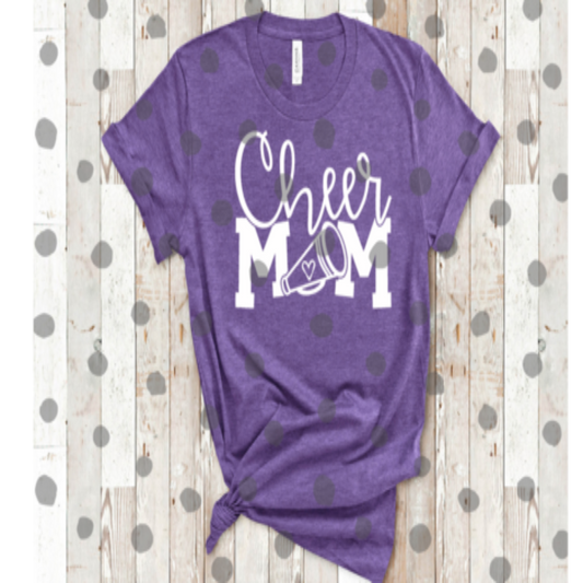 cheer_mom_with_megaphone casual shirt spirit_wear specialty tee
