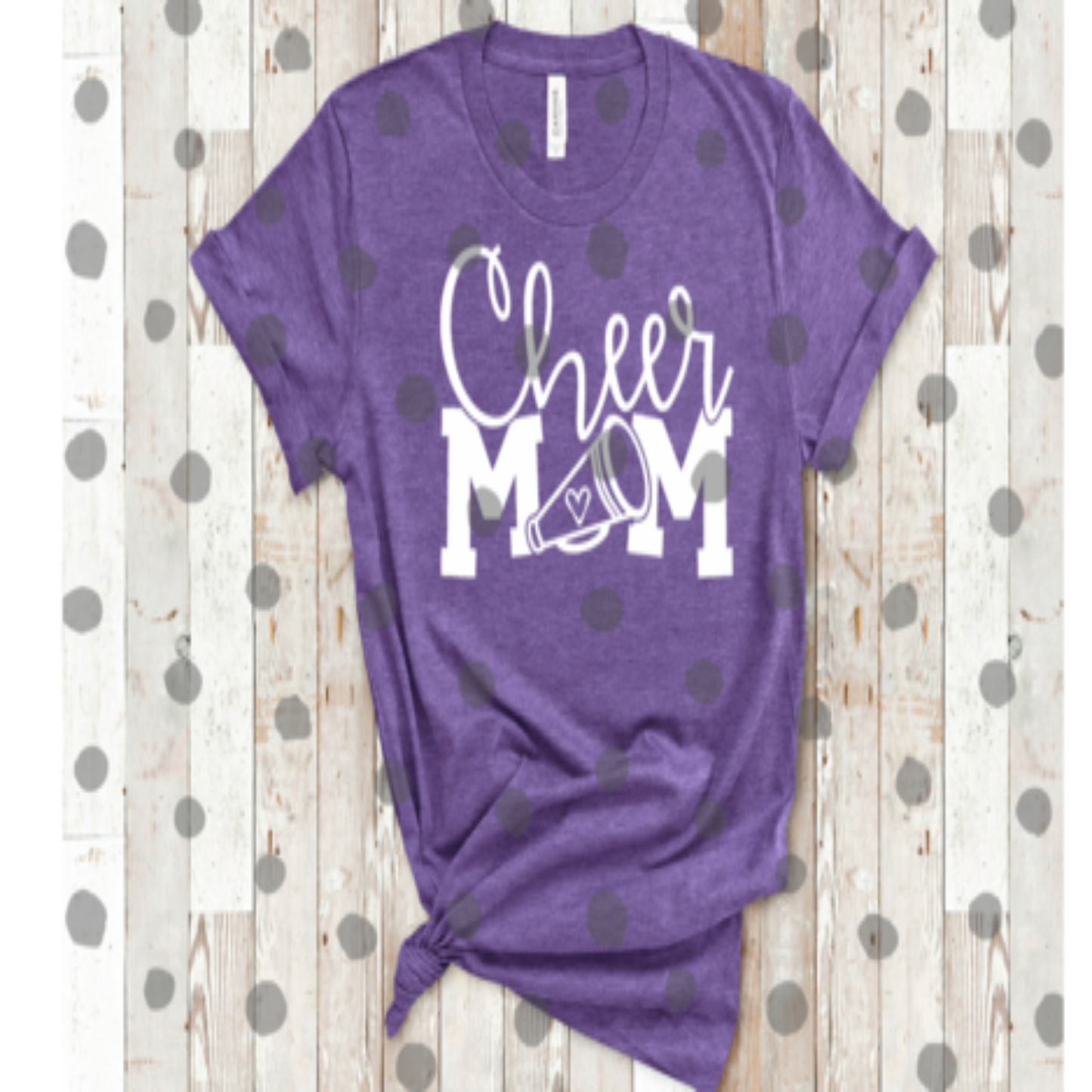 cheer_mom_with_megaphone casual shirt spirit_wear specialty tee