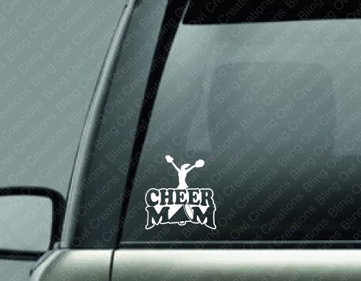 cheer_mom_with girl decal