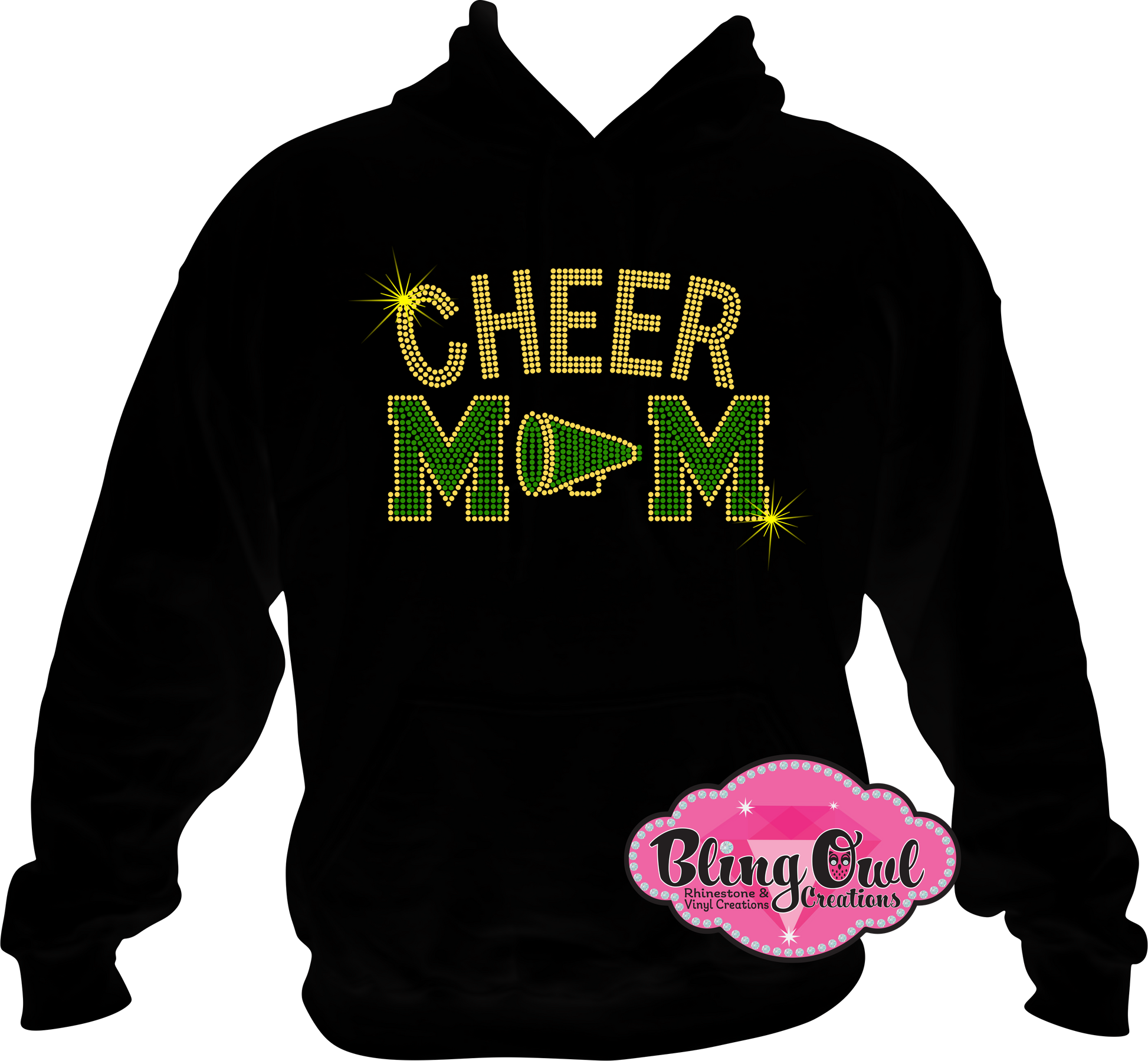 cheer_mom spirit_wear rhinestones sparkle bling transfer