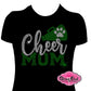 cheer_mom_megaphone design glam_shirt rhinestones sparkle bling _perfect_cute_trendy_cheer_mom_tees gameday_outfit school_spirit_wear for moms