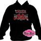 cheer_mom with bow rhinestones sparkle bling transfer