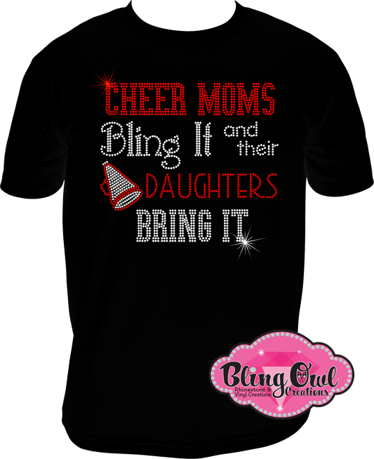 cheer_mom spirit_wear rhinestones sparkle bling transfer