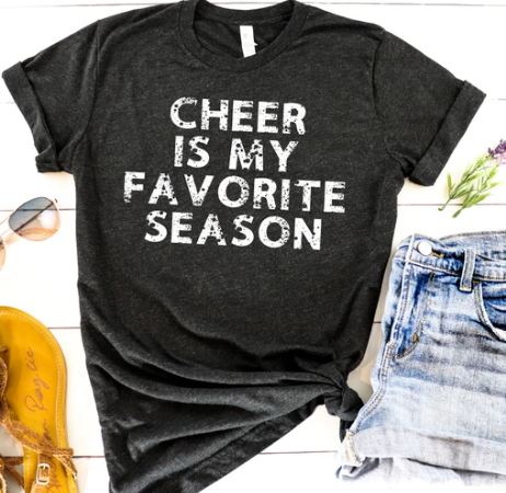 cheer_favorite_season specialty tee casual shirt soft tshirt