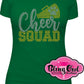 cheer_squad_wtih_megaphone_paw_print rhinestones sparkle bling transfer
