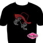 cowgirl shirt design rhinestones sparkle bling