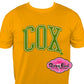 cox_school_logo_school spirit wear _rhinestone_sparkle_bling