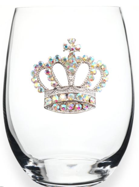 Crown Stemless Wine Glass