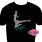 dance design rhinestones sparkle bling transfer