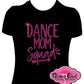 dance_mom_squad design rhinestones sparkle bling transfer