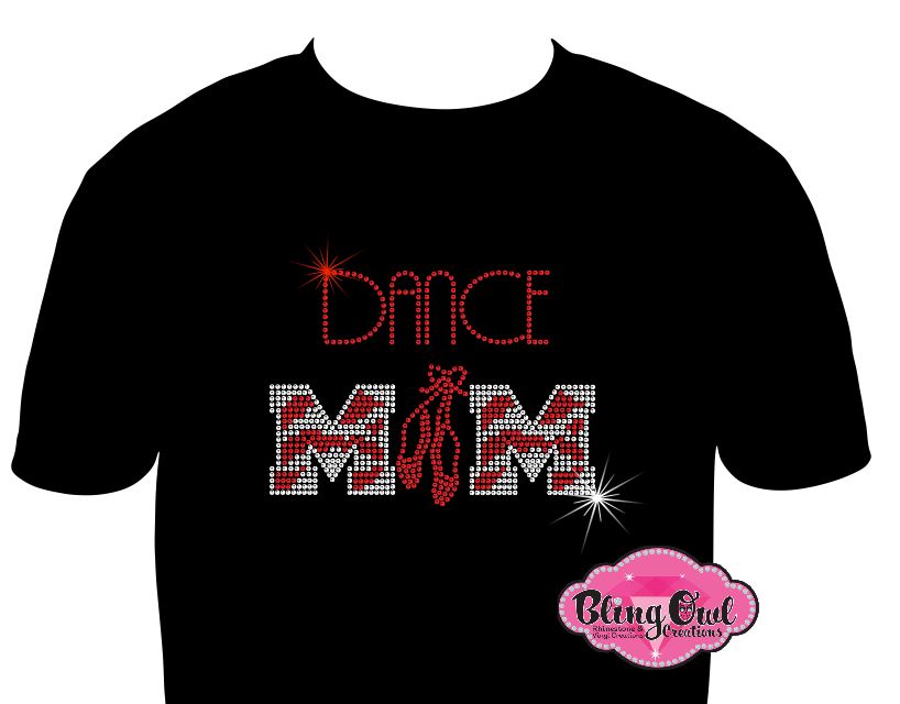 dance_mom zebra design shirt rhinestones sparkle bling