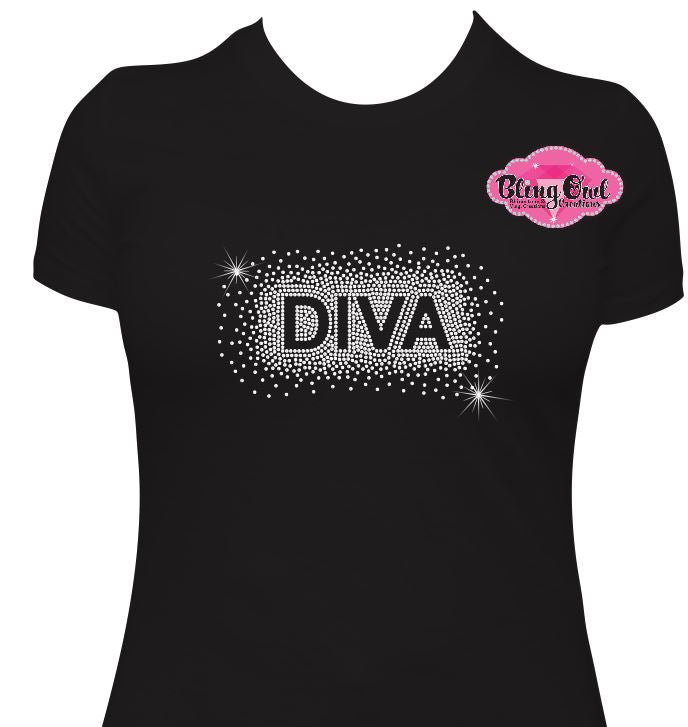 Diva Scatter (Rhinestone Design) – Bling Owl Creations