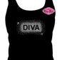 Diva Scatter (Rhinestone Design)