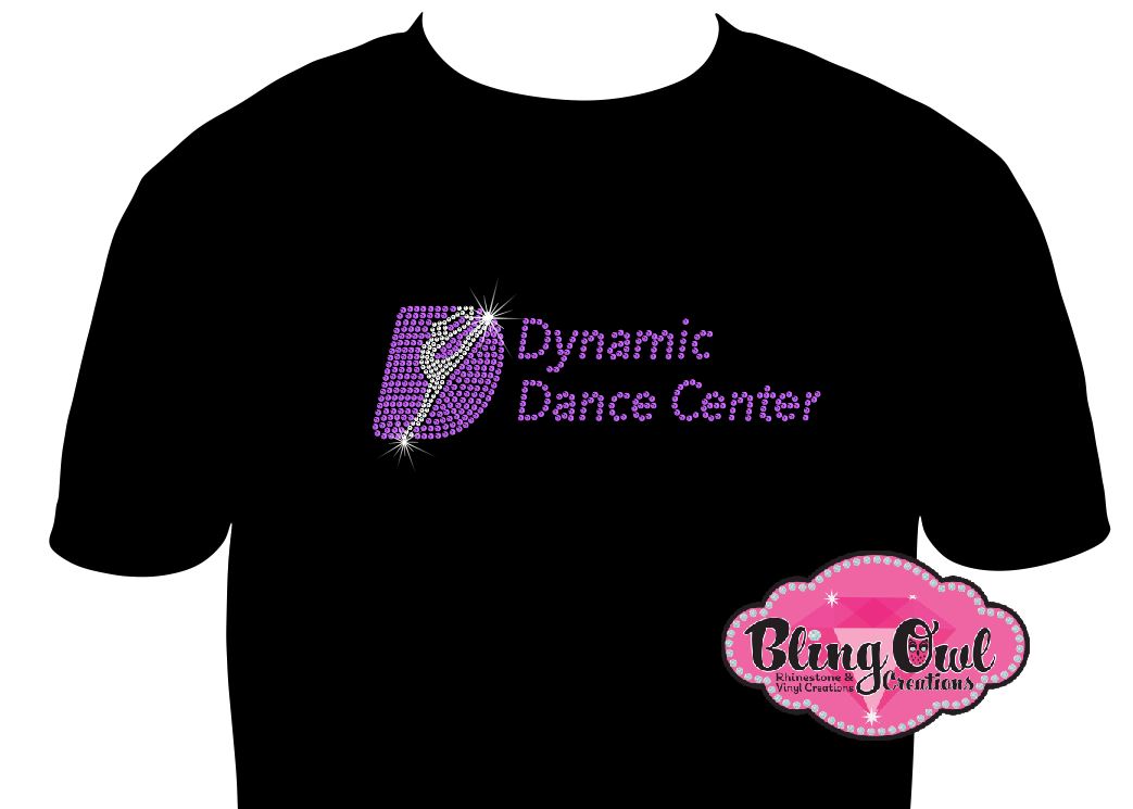 Dynamic Dance Small Logo (Rhinestone Design)