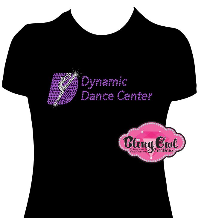 Dynamic Dance Small Logo (Rhinestone Design)