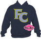First Colonial FC Patriots shirt school spirit wear school spirit logo custom rhinestones sparkle bling