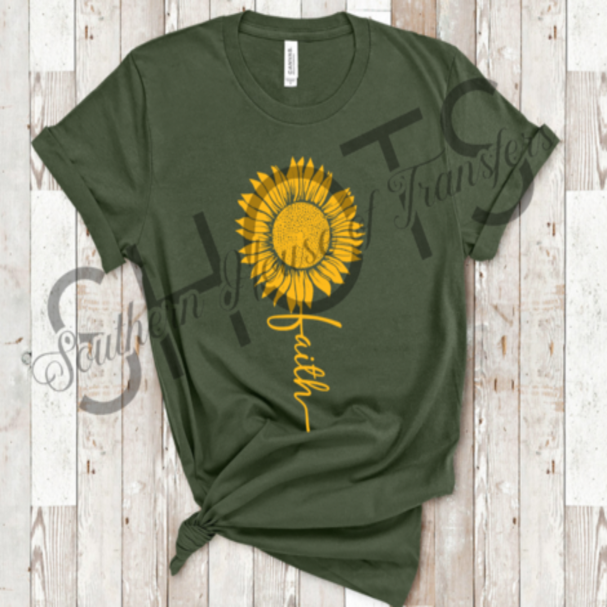 faith_sunflower specialty tee everyday wear casual tshirt comfortable shirt