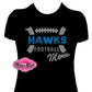 school_spirit_wear design customizable_mascot wear rhinestones sparkle bling