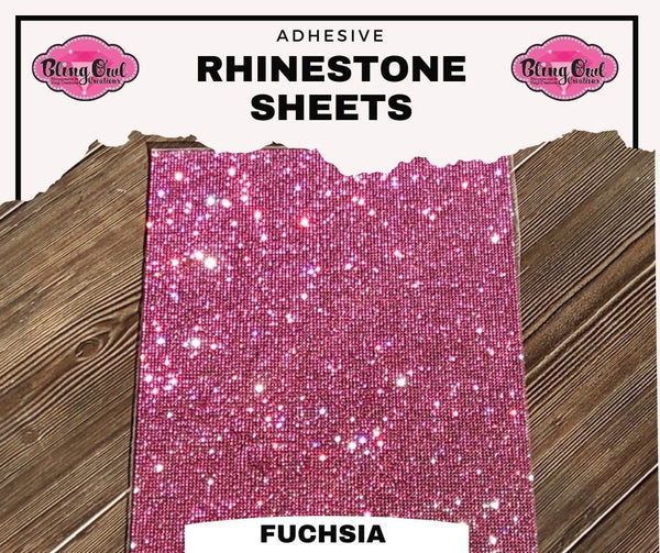 Hotfix Pink Glass Rhinestone Sheets - Fast Shipping! – Be Createful