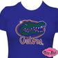 Greenbrier Gators Face (Rhinestone Design)