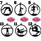 Gymnastics Girl Ornament