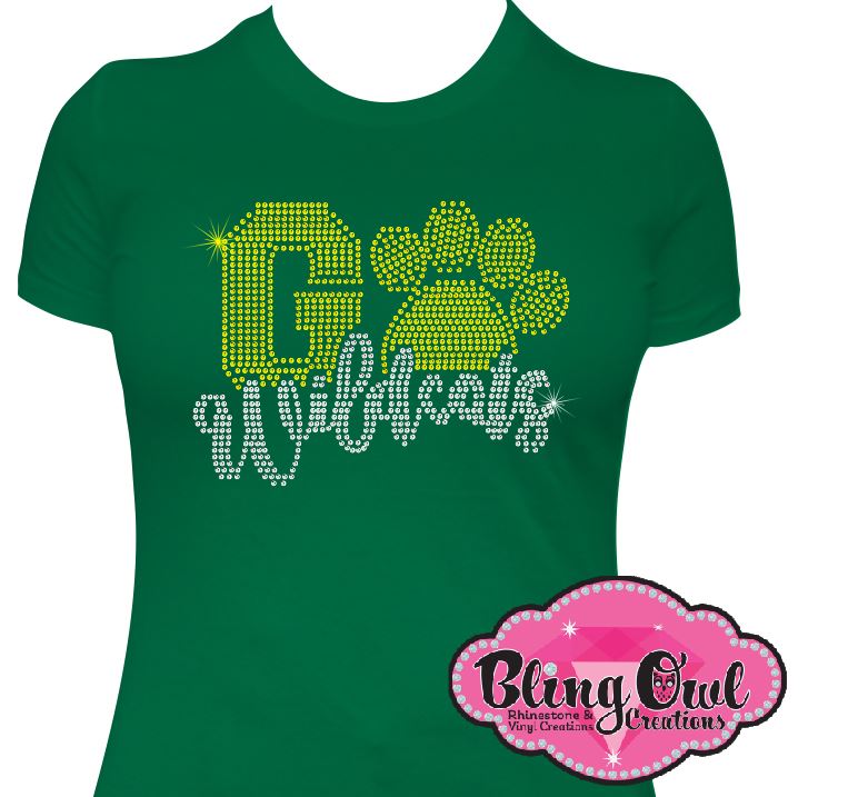 gb_with_paw_print_go_wildcats rhinestones sparkle bling