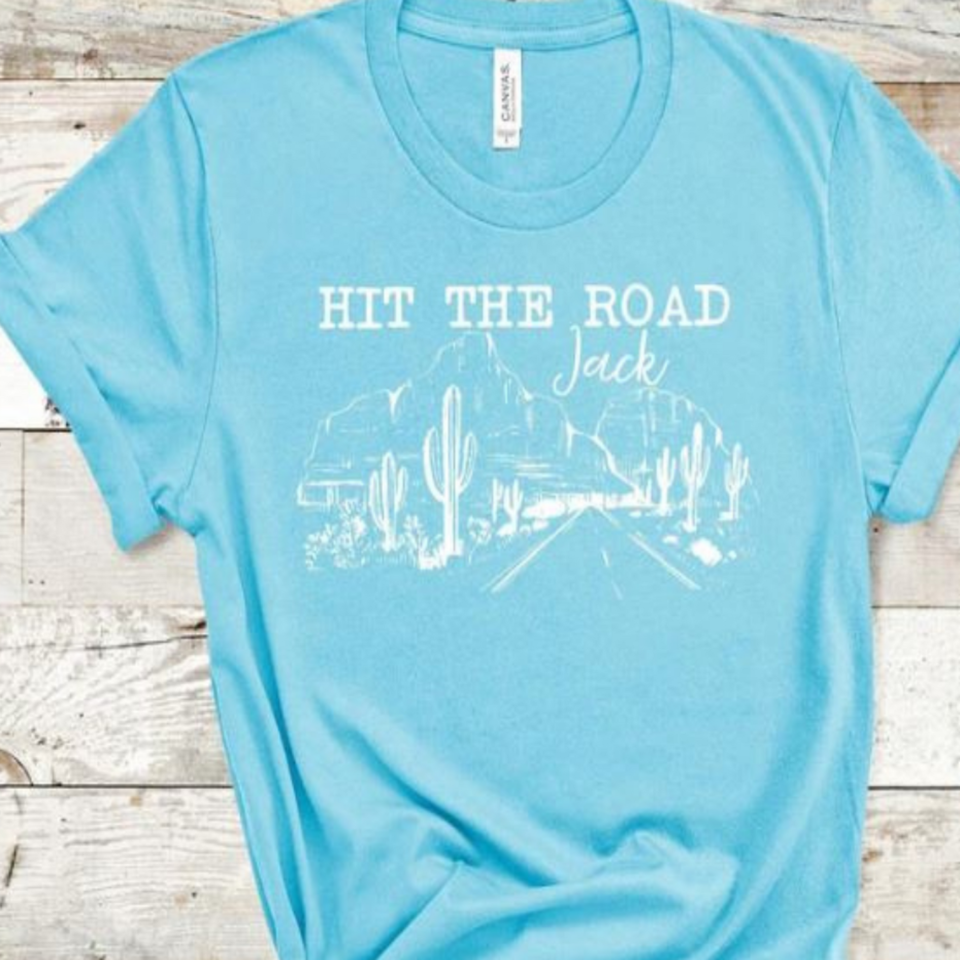 hit_the_road_jack specialty tee travel shirt casual wear everyday tshirt