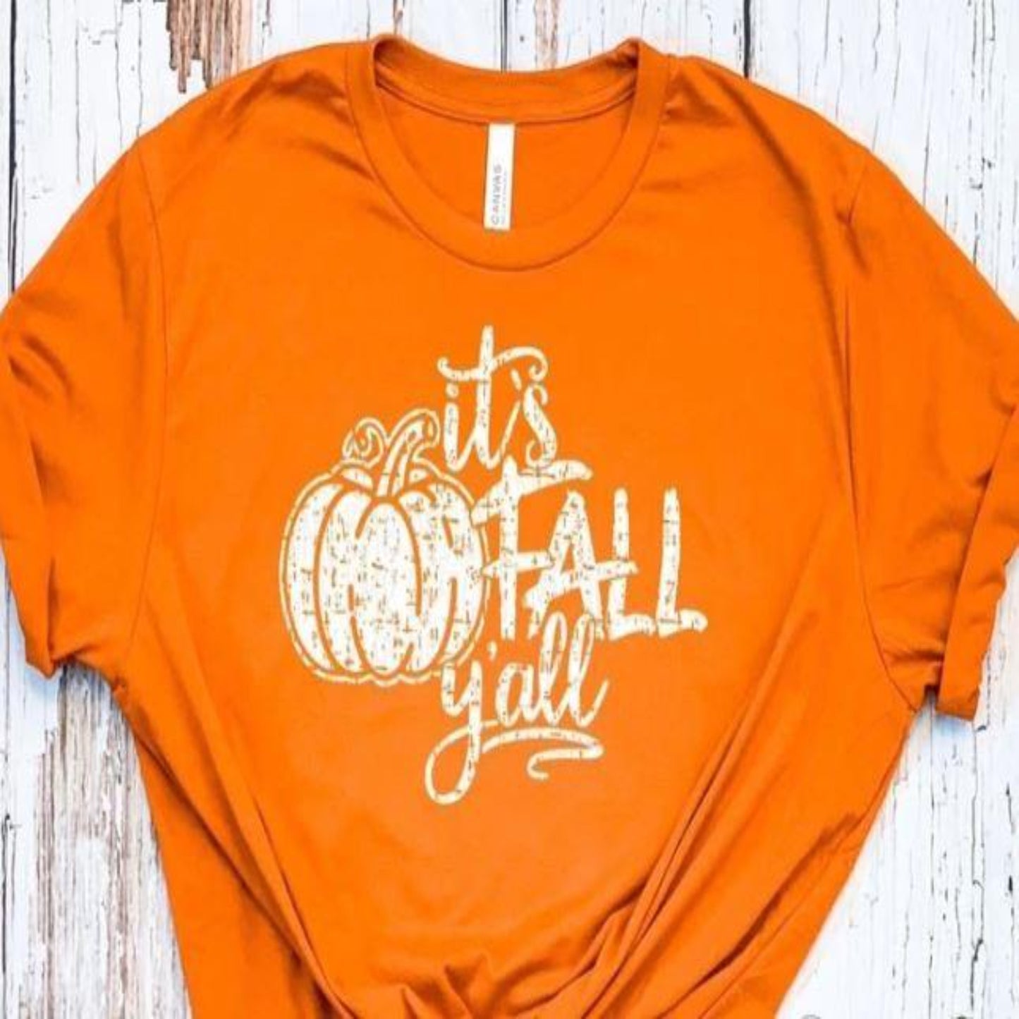 it"s_fall_y'all specialty tee pumpkin shirt casual wear comfortable tshirt