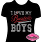 love_baseball_boys design shirt rhinestones sparkle bling