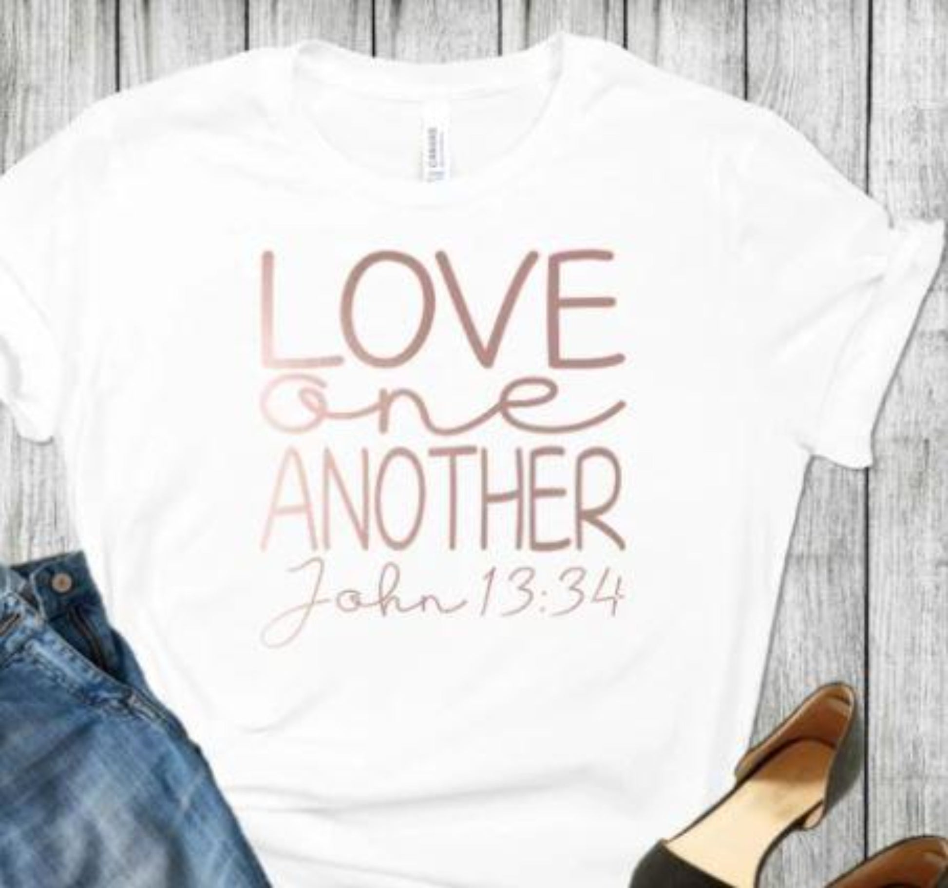 love_one_another specialty tee bible_verse shirt comfortable wear everyday tshirt