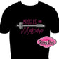 muscles_and_mascara bling shirt ladies bling t-shirt custom rhinestone designed_ for fitness enthusiast_women's wellness_statement shirt_women's body building_ fitness lifestyle