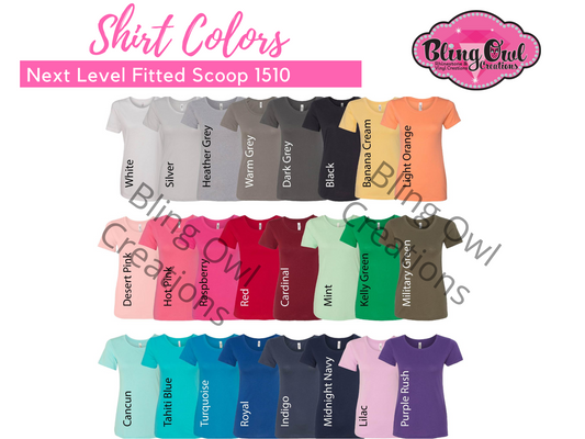 Women's Fitted (Snug fit) Colors