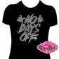 no_days_off_ladies_shirt custom rhinestone designed t-shirt for women fitness_enthusiast gym diva tees wellness lifestyle sparkle bling shirts for women