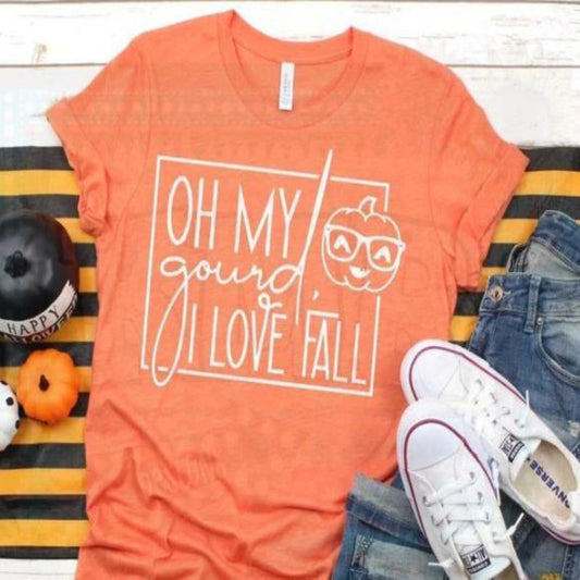 gourd_love_fall specialty tee casual shirt comfortable tshirt everyday wear tops