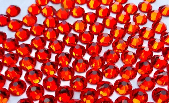 orange luxe stone color rhinestones sparkle bling