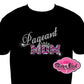 pageant_mom_with crown design rhinestones sparkle bling transfer