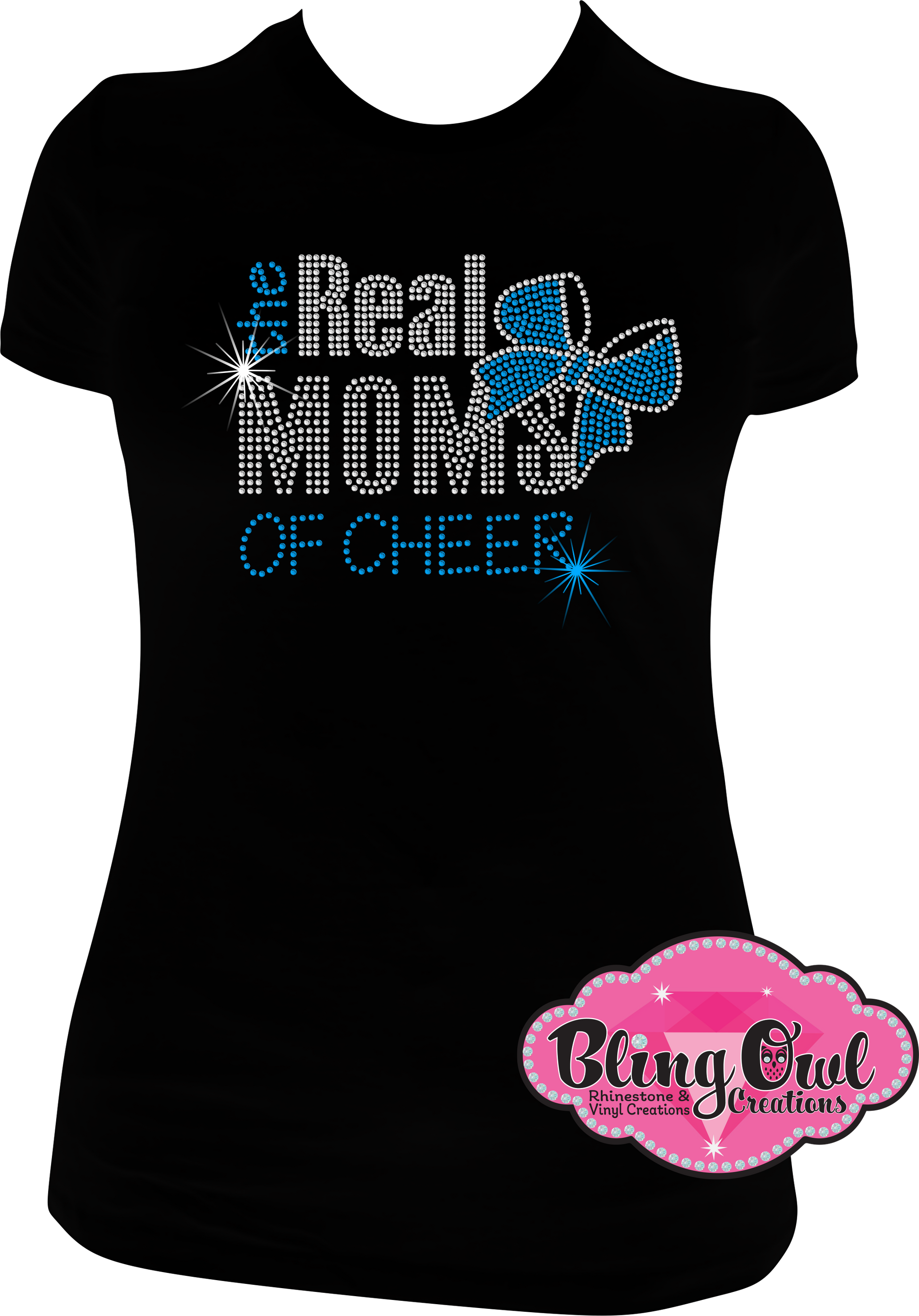 cheer_mom spirit_wear rhinestones sparkle bling transfer