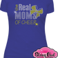 real_moms_cheer design rhinestones sparkle bling transfer