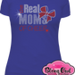 real_moms_cheer design rhinestones sparkle bling transfer
