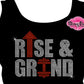 Burnout Tank Fitness Designs only (Rhinestone Design)